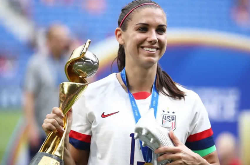 Morgan terminó como segunda mejor goleadora de la Copa Mundial Femenil 2019.