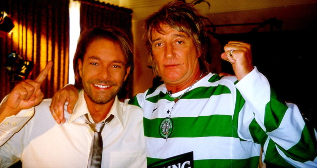 Rod Stewart, un fanático real del Celtic.