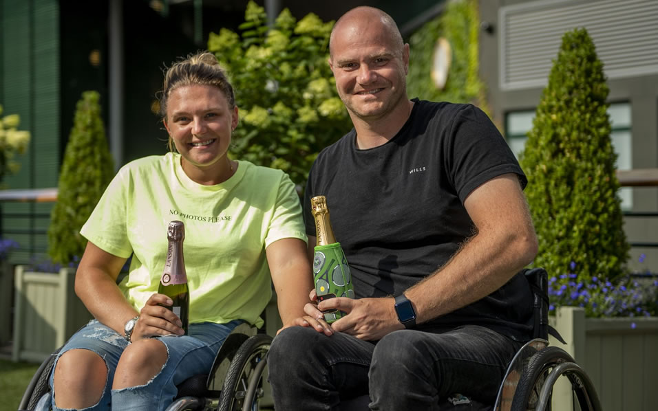 La historia de la tenista Jordanne Whiley está llena de auténticos milagros. (Foto: @Wimbledon)
