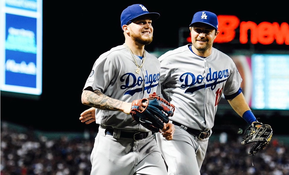 Los Dodgers mantienen la mejor marca en el beisbol de las Grandes Ligas. (Foto: @Dodgers)