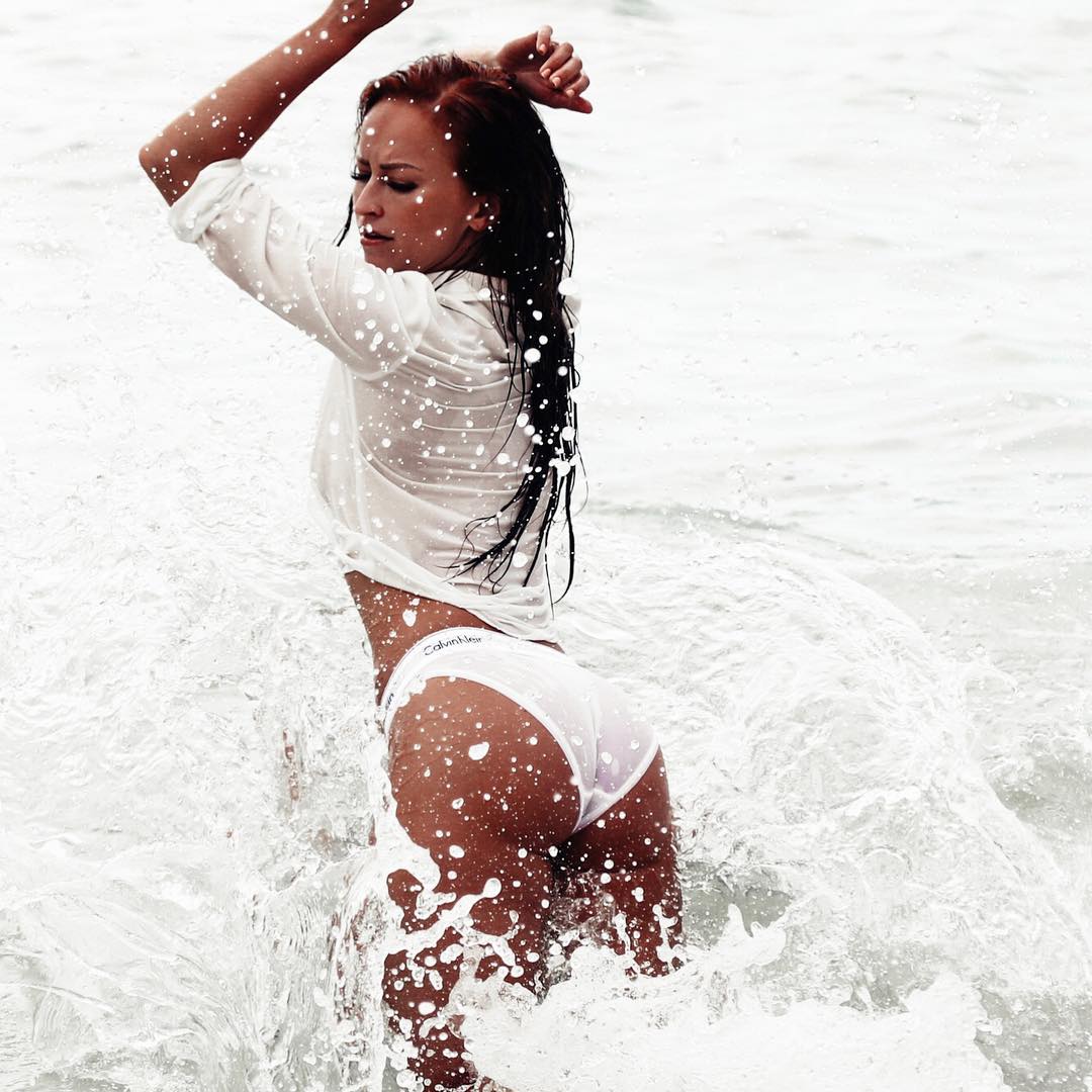 Summer Rae la bella exluchadora de WWE. (foto: daniellemoinet)
