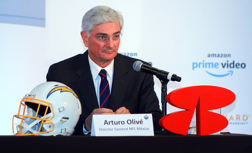 Arturo Olivé garantizó que habrá NFL en México por los próximos tres años. (Foto: Imago7)