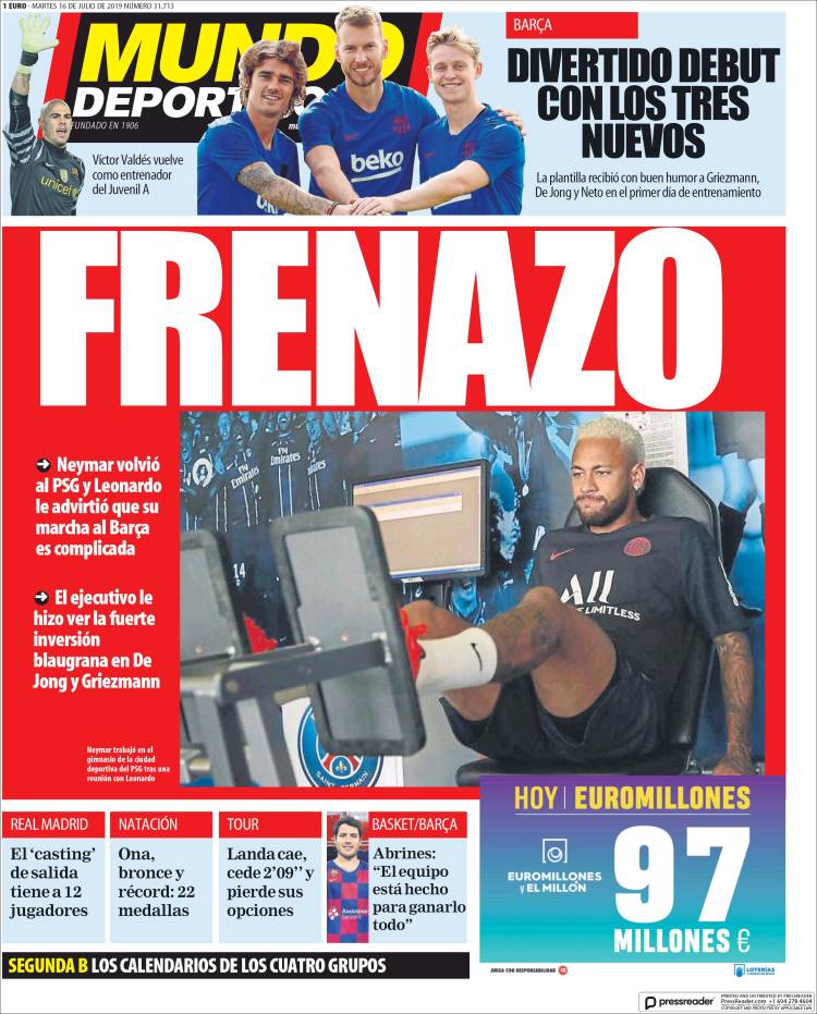 Las mejores portadas del mundo de los deportes.
