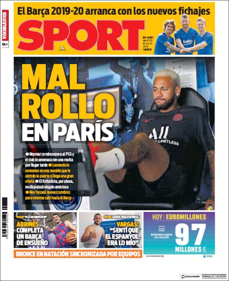 Las mejores portadas del mundo de los deportes.