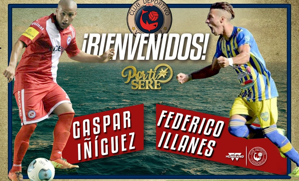 Veracruz ficha a Gaspar Iñíguez y Federico Illanes para Apertura 2019