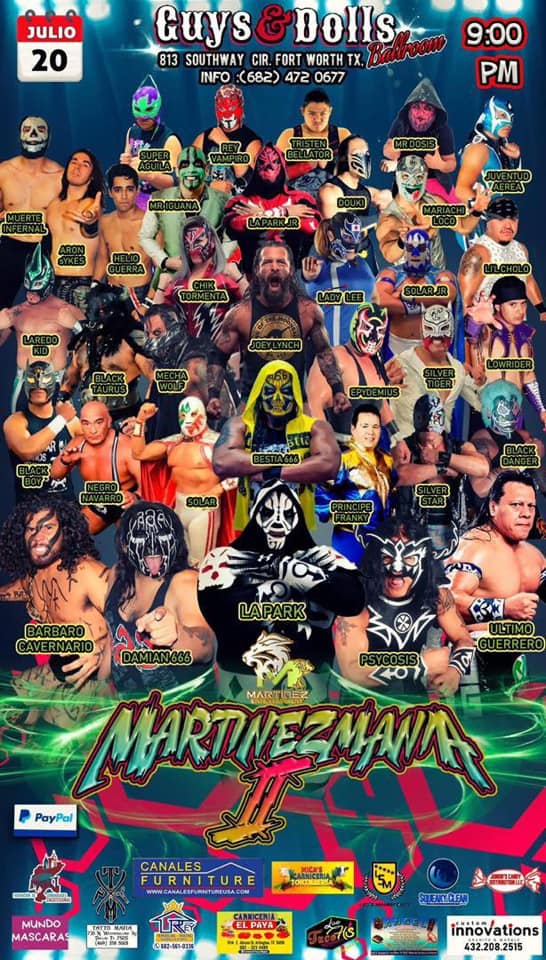 Carteleras de lucha libre del  17 al 23 de julio de 2019