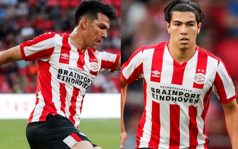 Los mexicanos vieron actividad con PSV en el amistoso de este miércoles ante Wolfsburg. (Foto: PSV)