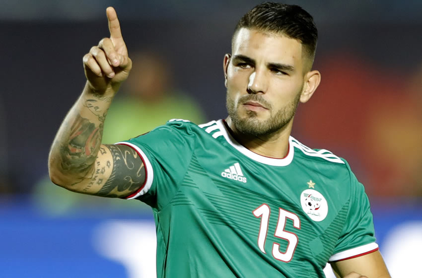 Andy Delort jugará la Final de la Copa Africana de Naciones. Foto: AFP