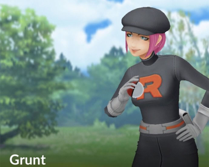 Así lucirá el Equipo Rocker en el juego. (Pokémon Go!)