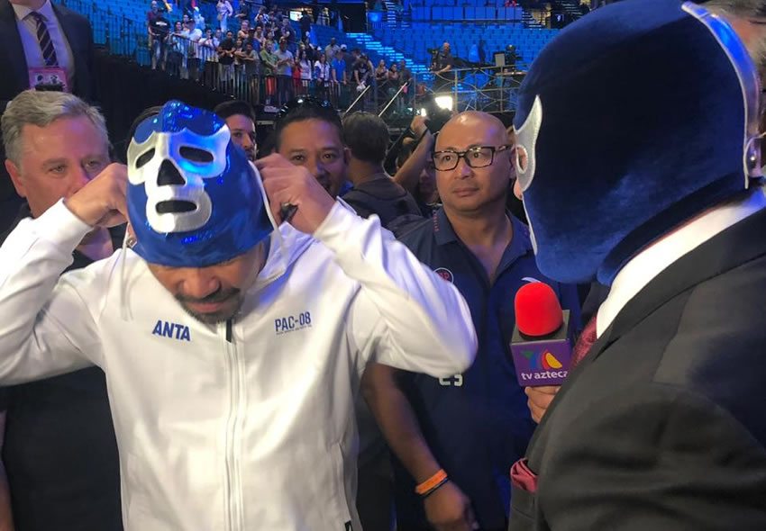 Dos Leyendas se encontraron en Las Vegas.