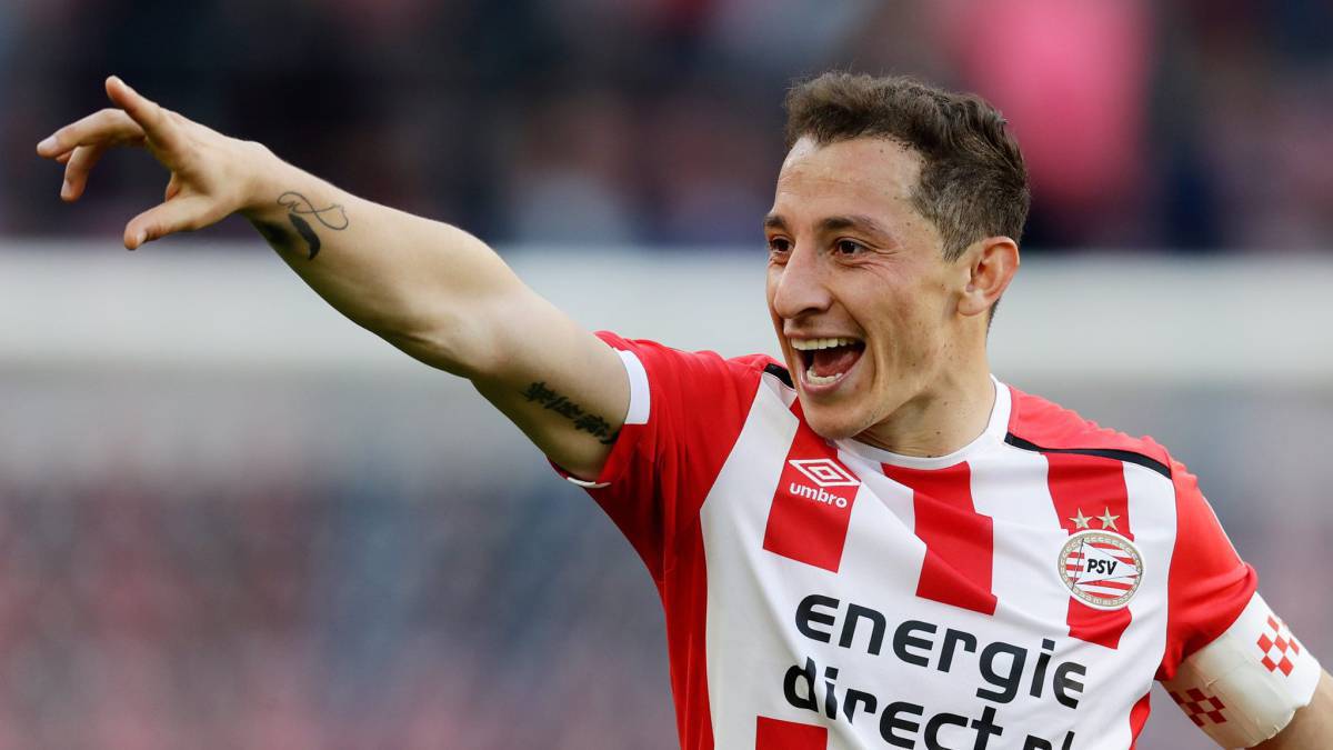Andrés Guardado: Jugó en el PSV Eindhoven de 2014 a 2017.