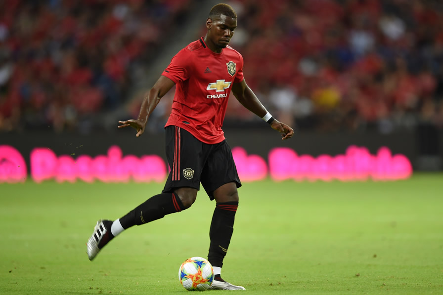 Paul Pogba, en la gira por Asia del Manchester United. (Foto: AFP)