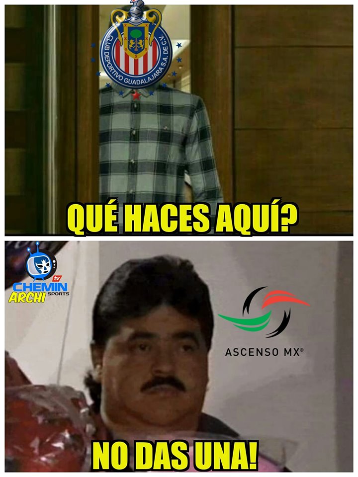 ¡Ay Chivas! No dejas de ser la vergüenza para los memes.