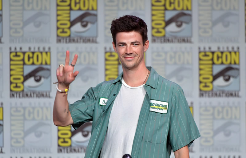 Grant Gustin, en el panel de Flash, habló de la nueva temporada. (Foto: EFE)