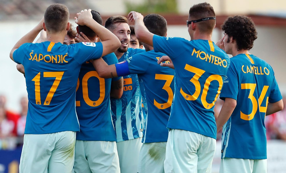 Héctor disputó el sábado sus primeros minutos como colchonero. (Foto: Atlético)