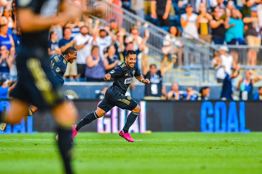 Marco abrió el marcador ante Chicago Fire. (Foto: @PhilaUnion)