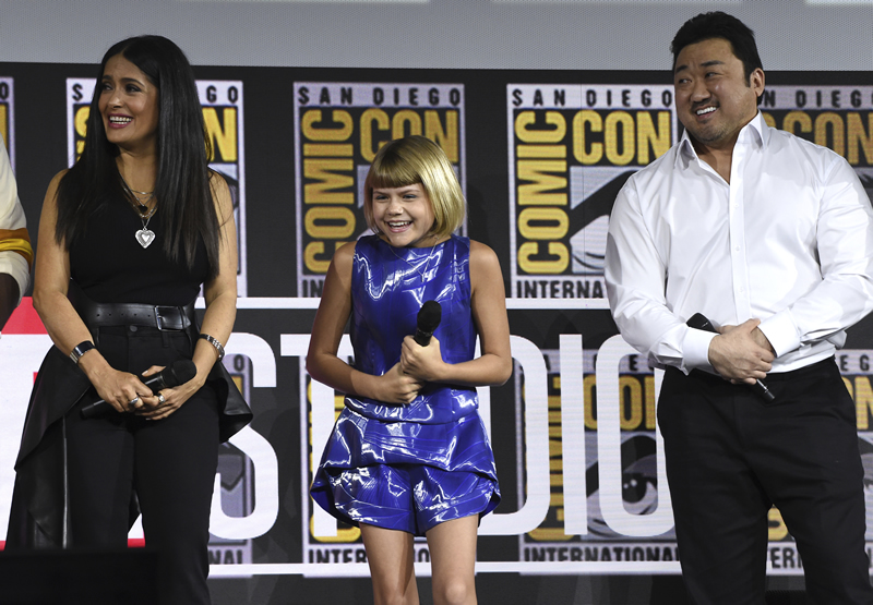 Salma Hayek se integrará a Marvel mediante la cinta The Eternals. (Foto: AFP)