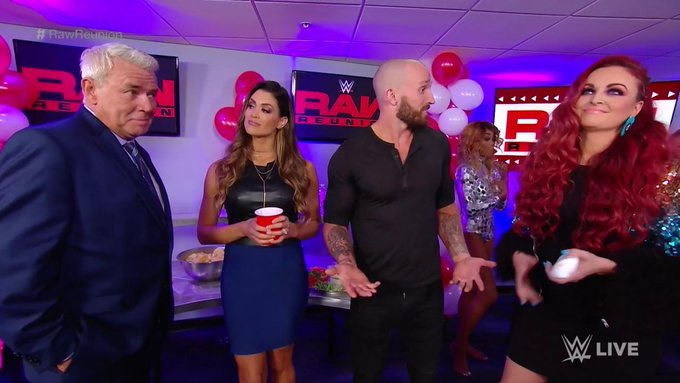 Eve Torres y Eric Bishoff estuvieron en la fiesta.