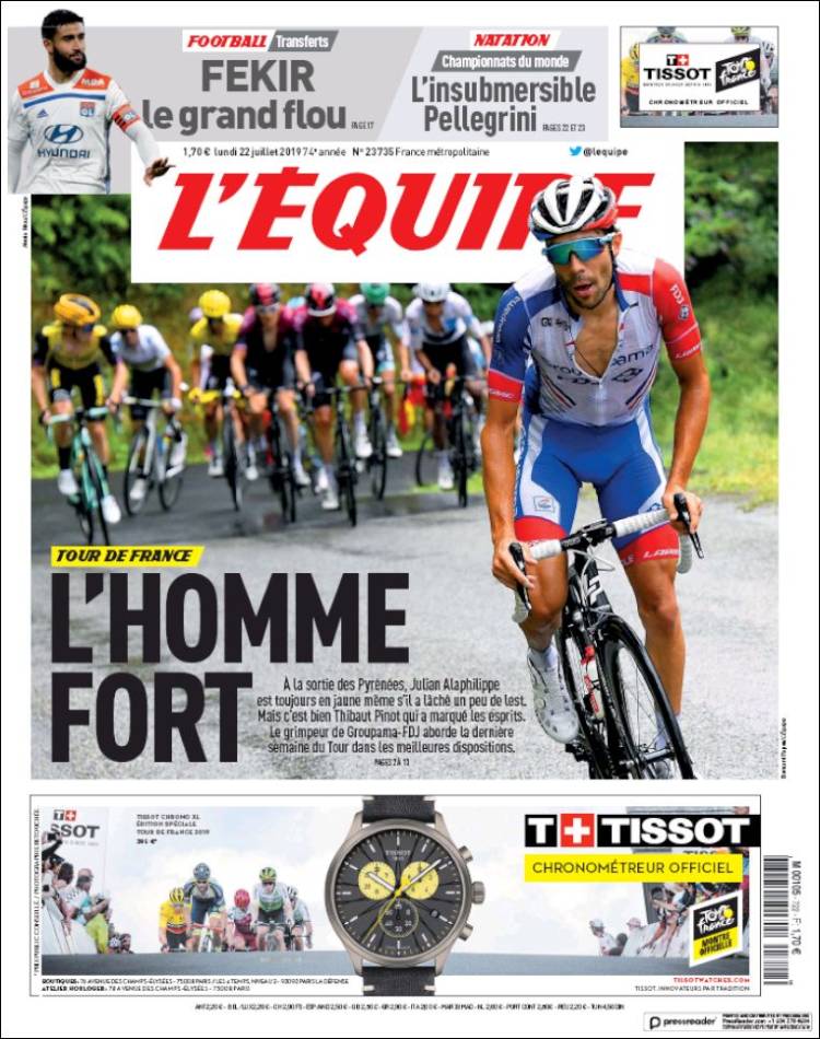 L'Equipe de Francia.