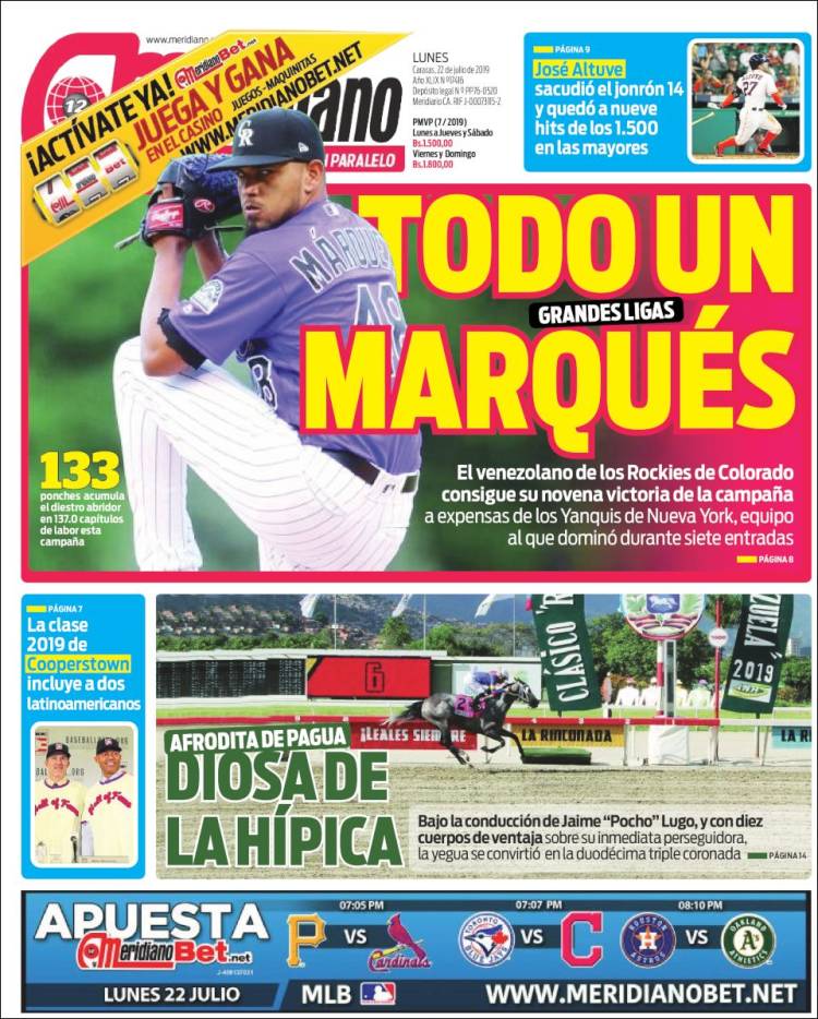 Meridiano de Venezuela.