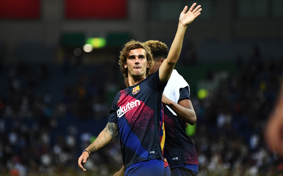 Debut de Antoine Griezmann en Japón. (Foto: AFP)
