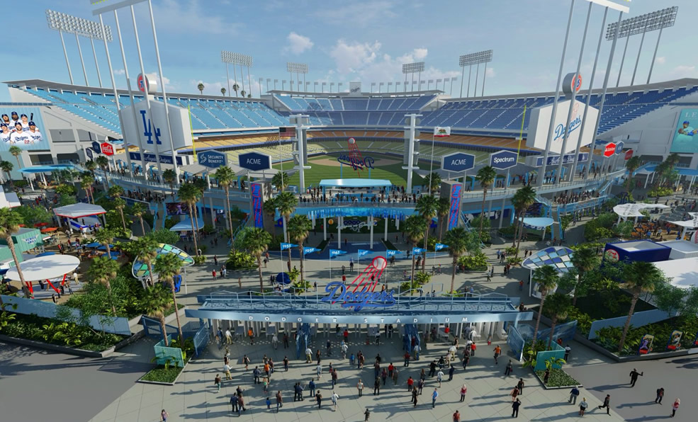 El estadio de los Dodgers fue inaugurado derante la temporada de 1962. (Foto: @SportsNetLA)