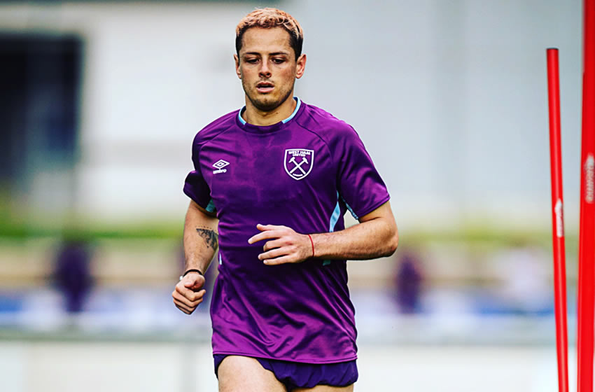 Chicharito ya tiene dos años con los Hammers. Foto: @WestHamUtd