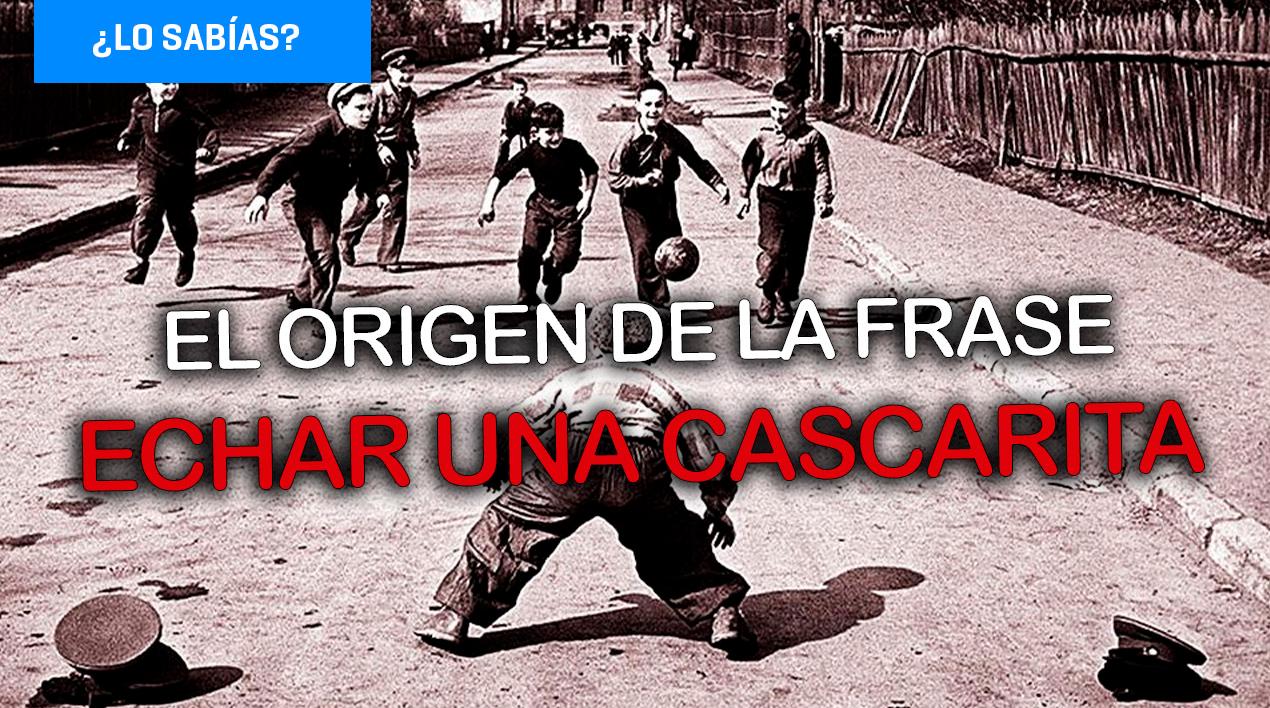 Echar una cascarita, aquí el origen de esta frase