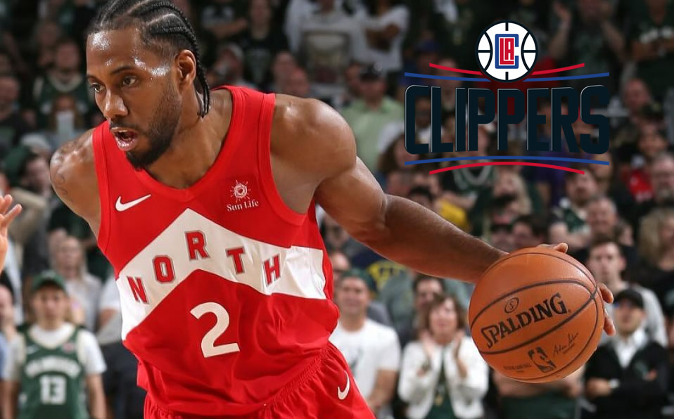 Kawhi Leonard dejó a los Campeones, Toronto Raptors, para jugar con Los Angeles Clippers.