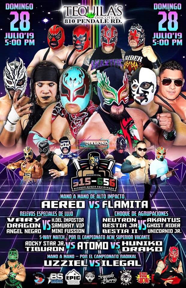 Carteleras de lucha libre del 25 al 31 de julio