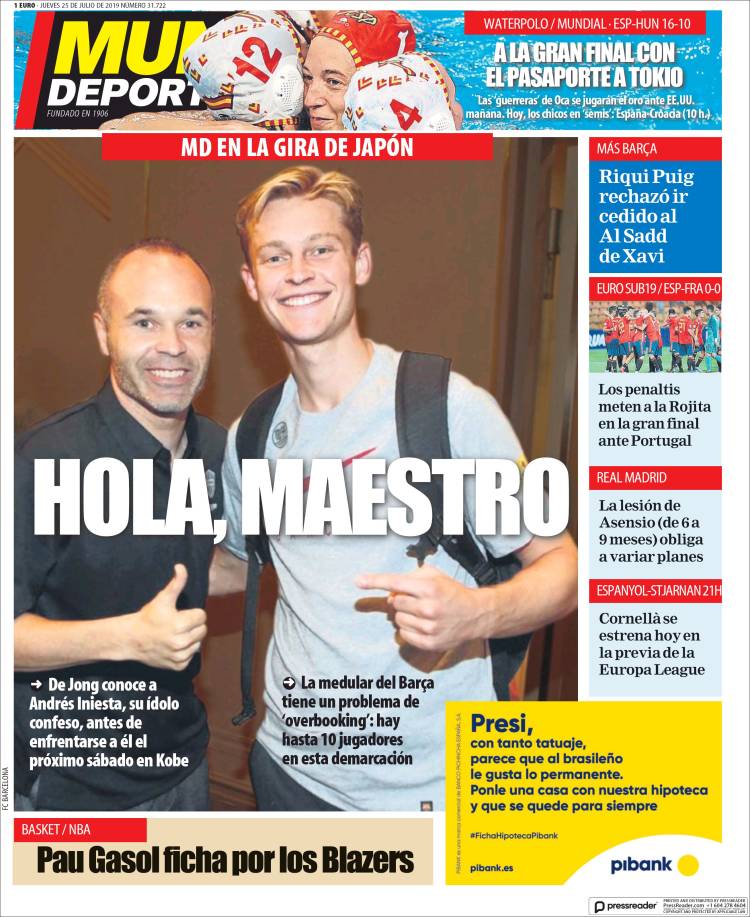 Las mejores portadas deportivas del mundo.