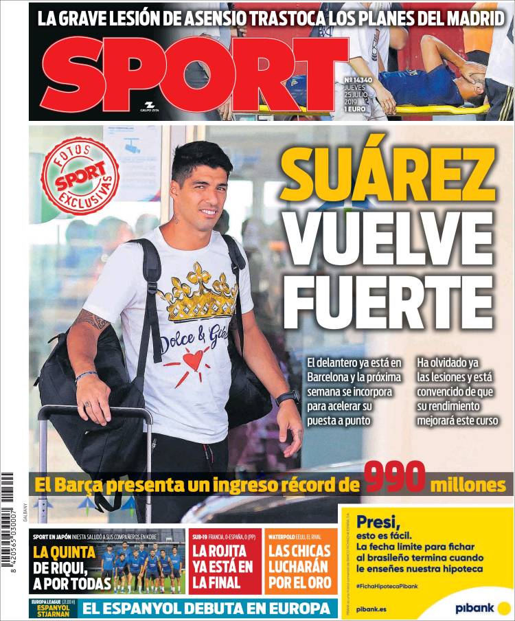 Las mejores portadas deportivas del mundo.