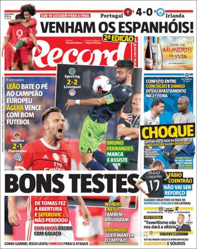Las mejores portadas deportivas del mundo.