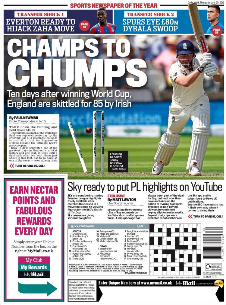 Las mejores portadas deportivas del mundo.