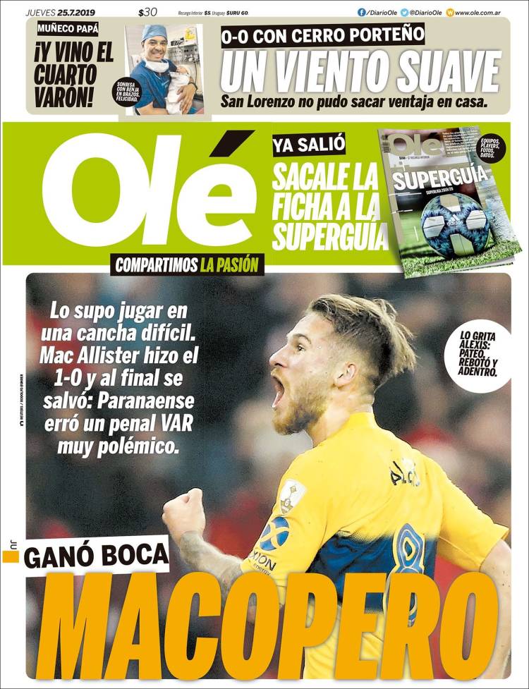 Las mejores portadas deportivas del mundo.