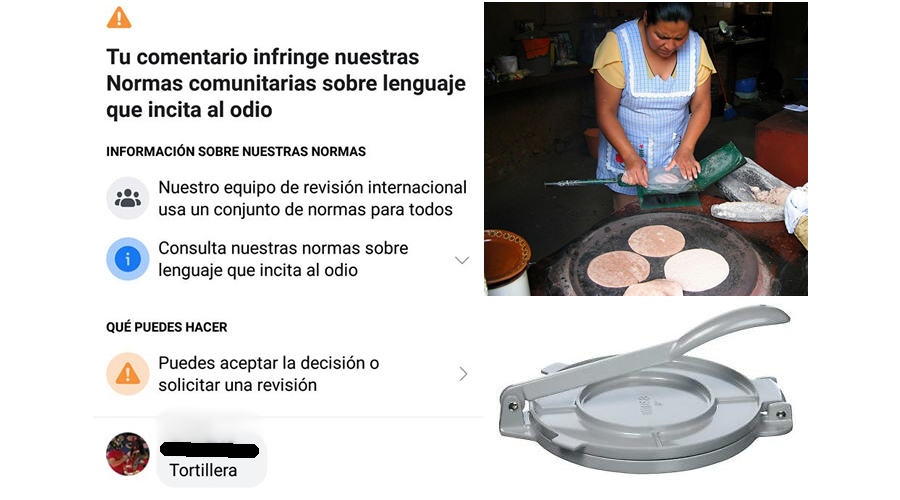 Tortillera en México habla de una mujer o un aparato que hace tortillas.