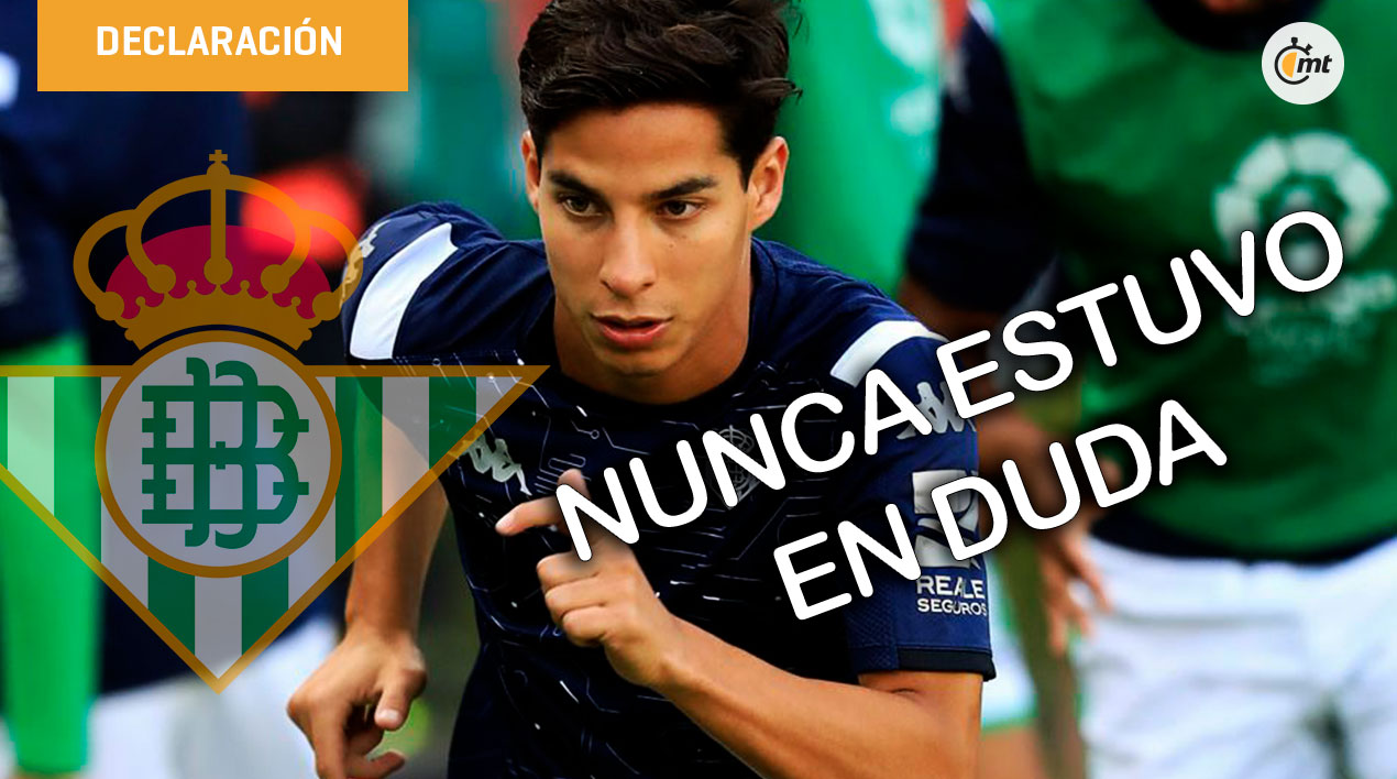 Diego Lainez nunca estuvo en duda en el Betis