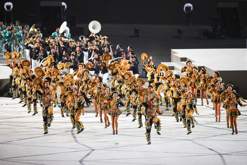 Las mejores postales de la inauguración de los Juegos Panamericanos 2019. (Imago7)