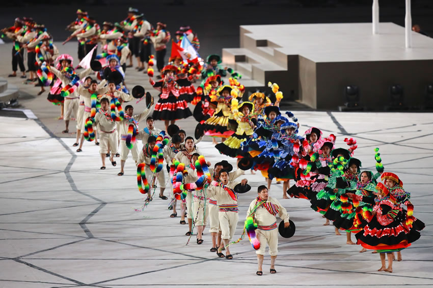 Las mejores postales de la inauguración de los Juegos Panamericanos 2019. (Imago7)