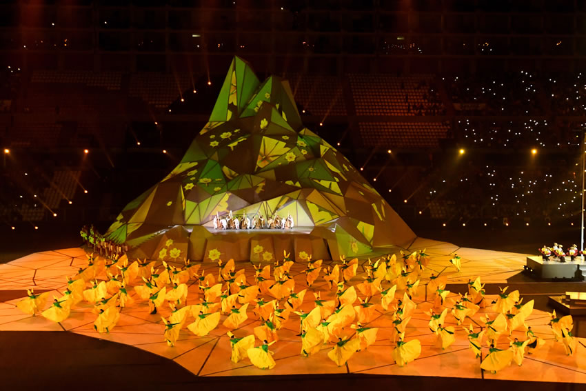 Las mejores postales de la inauguración de los Juegos Panamericanos 2019. (Imago7)