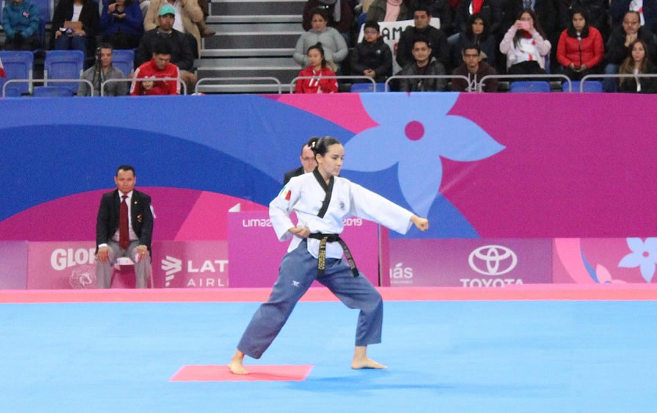 Durante la competencia. (Mediotiempo)