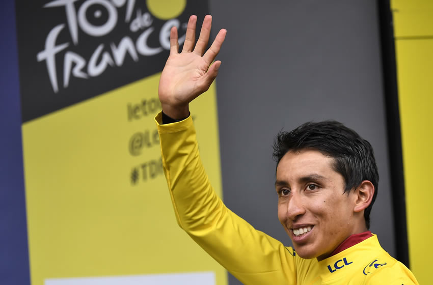 Egan Bernal, primer colombiano en ganar el Tour de Francia. AFP