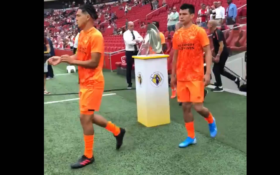 Erick Gutiérrez e Hirving Lozano no fueron considerados para iniciar ante Ajax en la Arena Johan Cruyff. (Foto: @PSV)