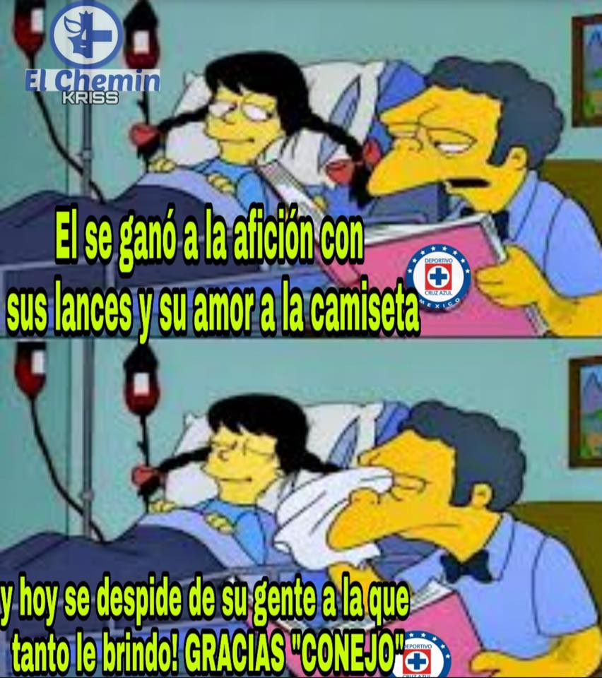 ¡Nos dueles, Cruz Azul! Ni al Conejo lo dejaste retirarse sin Cruzazulearla.