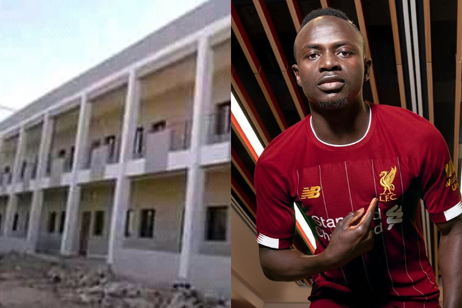 La obra que construye Mané. (Foto: @sadiomaneofficiel)
