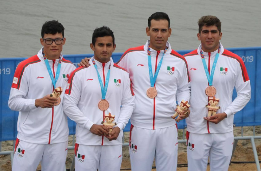 México se quedó a un segundo de diferencia de los campeones. (Foto: Conade)
