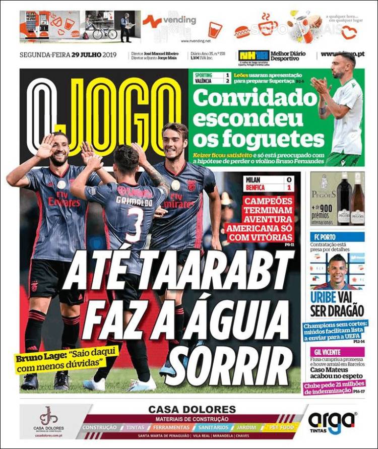 O Jogo de Portugal.