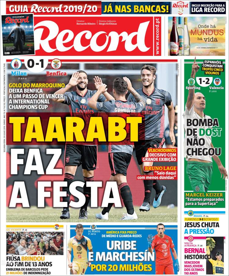 Record de Portugal.