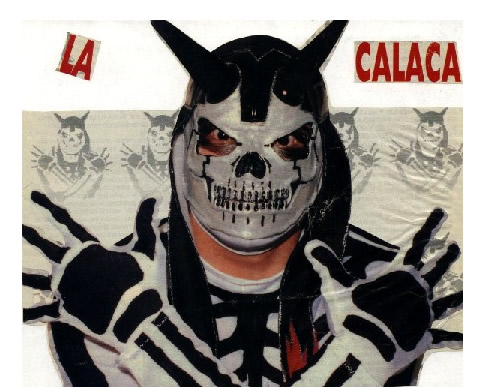 Triplemanía V: La Calaca fue el perdedor de la lucha en jaula.
