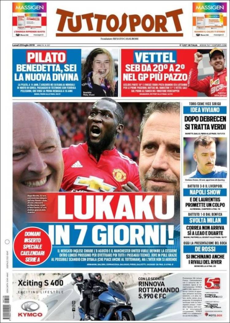 Tuttosport de Italia.